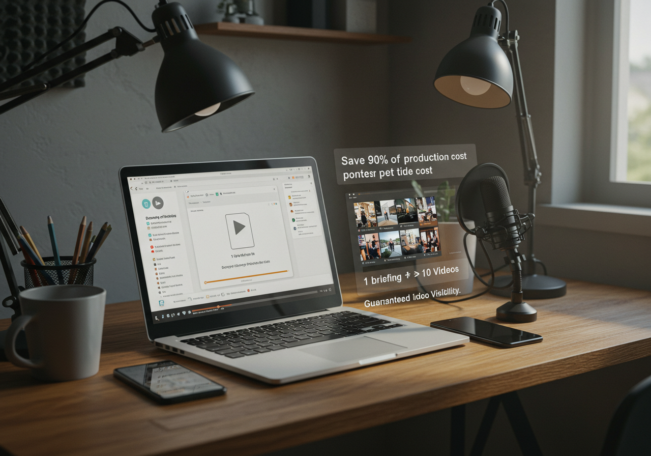 Laptop on a desk with marketing analytics